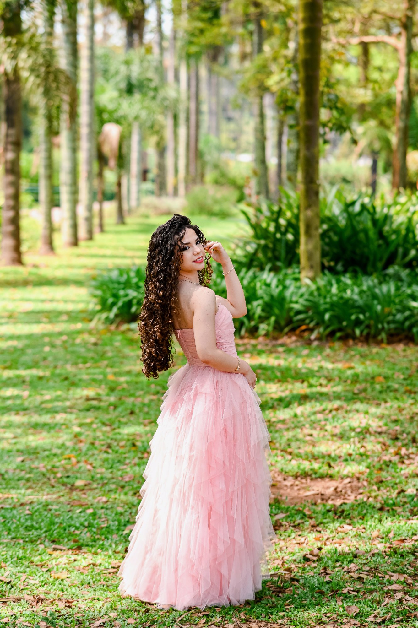 Beatriz no Jardim Botânico
